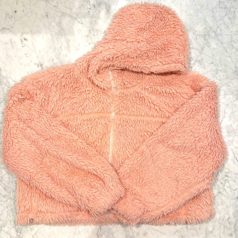 Urban outfitters cropped teddy bear jacket, BDG